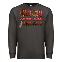 Smoke i love you more than chocolate Premium Sweatshirt - AdoDesignShop