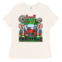 Bone small town christmas Ladies Tee - CowGirlArtShop
