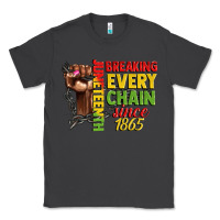Smoke juneteenth breaking every chain since 1865 woman f Classic Tee - CowGirlArtShop