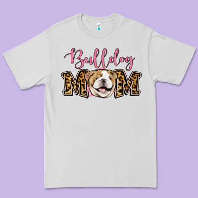Bulldog Mom Premium Tee Designed By Jasminsmagicworld