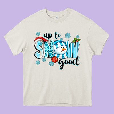 Up To Snow Good Heavy Core Tee Designed By Texasbilliewilder