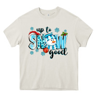 Cream up to snow good Heavy Core Tee - texasbilliewilder