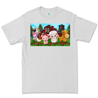 Dove Grey cute farm animals Premium Tee - TumblerDesignByShophia