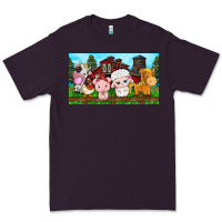 Plum cute farm animals Premium Tee - TumblerDesignByShophia