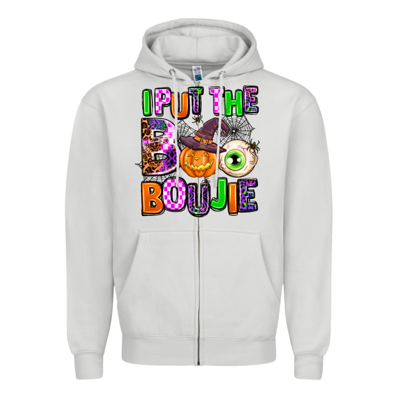 Hallowen Boo Zipper Hoodie by AdoDesignShop | Teevron