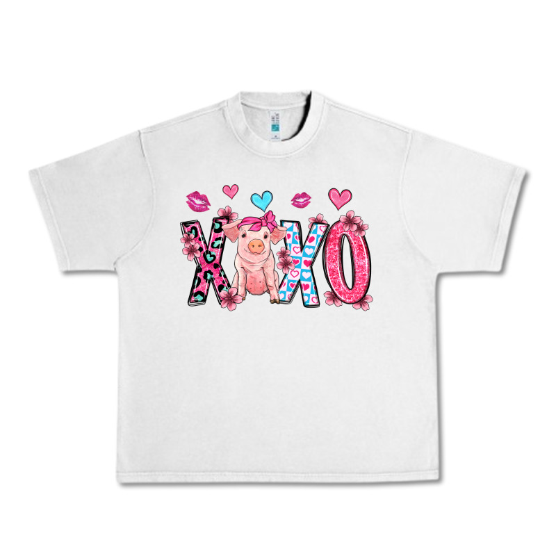 Xoxo Pig Olivia Urban Heavy Tee by OliviaCreatesArt | Teevron