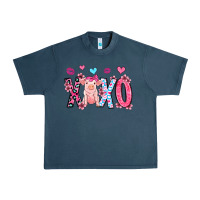 Midnight Navy xoxo pig olivia Urban Heavy Tee - OliviaCreatesArt