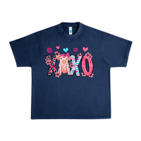 Navy xoxo pig olivia Urban Heavy Tee - OliviaCreatesArt