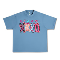 Pebble Blue xoxo pig olivia Urban Heavy Tee - OliviaCreatesArt