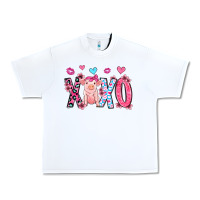 White xoxo pig olivia Urban Heavy Tee - OliviaCreatesArt