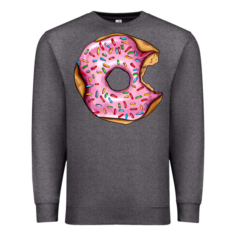 Pink Strawberry Donut Premium Sweatshirt by AdoDesignShop | Teevron