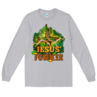 Moon Dust Jesus junkie St. Patricks Day Long Sleeve Tee - FaDigitalArtStudio
