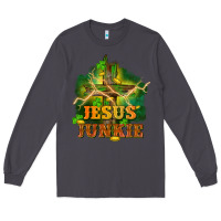 Smoke Jesus junkie St. Patricks Day Long Sleeve Tee - FaDigitalArtStudio
