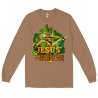 Toasted Coconut Jesus junkie St. Patricks Day Long Sleeve Tee - FaDigitalArtStudio
