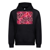 Black valentine's day roses leopard background Urban Hoodie - JahusDesignShop