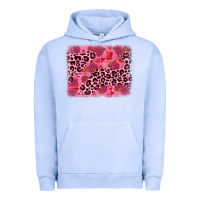 Pigment Grape Ice valentine's day roses leopard background Urban Hoodie - JahusDesignShop