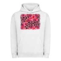 Pigment Lunar Rock valentine's day roses leopard background Urban Hoodie - JahusDesignShop