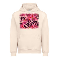 Sandshell valentine's day roses leopard background Urban Hoodie - JahusDesignShop