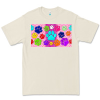 Bone paw print Premium Tee - TumblerDesignByShophia