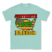 Seafoam juneteenth 1865 freedom Classic Tee - CowGirlArtShop