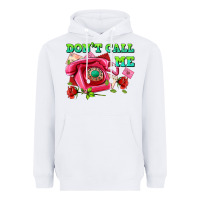 White dont call me with pink phone and letters Heavyweight Hoodie - AdoDesignShop