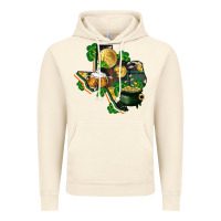 Vintage Artic texas map st patricks day Vintage Hoodie - FaDigitalArtStudio