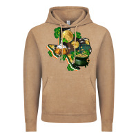 Vintage Coffee texas map st patricks day Vintage Hoodie - FaDigitalArtStudio