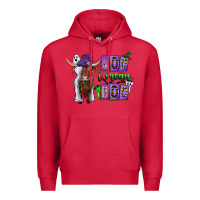 Cardinal Moo I Mean Boo Premium Hoodie - CowhideDigitalArt