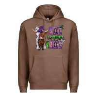 Chestnut Moo I Mean Boo Premium Hoodie - CowhideDigitalArt