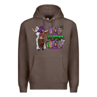 Coffee Moo I Mean Boo Premium Hoodie - CowhideDigitalArt