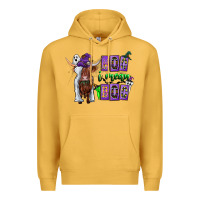 Mustard Moo I Mean Boo Premium Hoodie - CowhideDigitalArt
