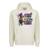 Oatmeal Heather Moo I Mean Boo Premium Hoodie - CowhideDigitalArt
