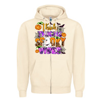 Sandshell thick thighs spooky vibes Zipper Hoodie - AdoDesignShop