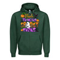 Sports Green thick thighs spooky vibes Zipper Hoodie - AdoDesignShop