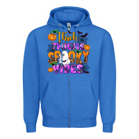 True Royal thick thighs spooky vibes Zipper Hoodie - AdoDesignShop