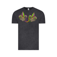 Vintage Black skeleton hands mardi gras Vintage Tee - OliviaCreatesArt