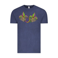 Vintage Denim skeleton hands mardi gras Vintage Tee - OliviaCreatesArt