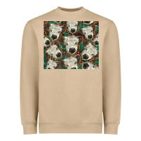 Mushroom white Scottish calf Heavyweight Sweatshirt - BarkalooDesign