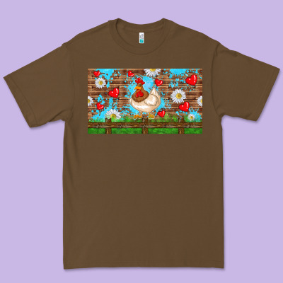 Cute Chicken Premium Tee Designed By Tumblerdesignbyshophia