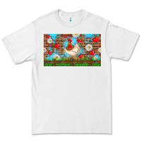 White cute chicken Premium Tee - TumblerDesignByShophia