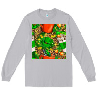 Moon Dust coffee cups st. patrick's day with leopard seamless pattern bbs Long Sleeve Tee - BundleAndBundleShop