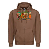 Chestnut fall teacher Zipper Hoodie - AdoDesignShop