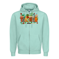 Seafoam fall teacher Zipper Hoodie - AdoDesignShop