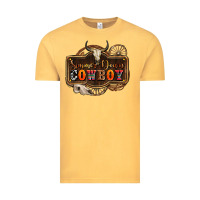Vintage Mustard simmer down cowboy olivia Vintage Tee - OliviaCreatesArt