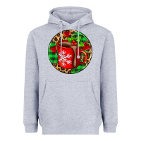 Heather Grey christmas hot chocolate and candies Heavyweight Hoodie - AdoDesignShop