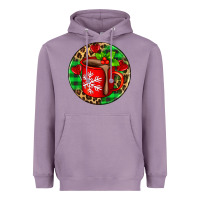 Lavender christmas hot chocolate and candies Heavyweight Hoodie - AdoDesignShop
