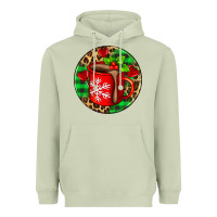 Matcha christmas hot chocolate and candies Heavyweight Hoodie - AdoDesignShop
