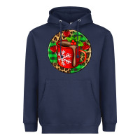 Christmas Hot Chocolate And Candies Heavyweight Hoodie | Teevron