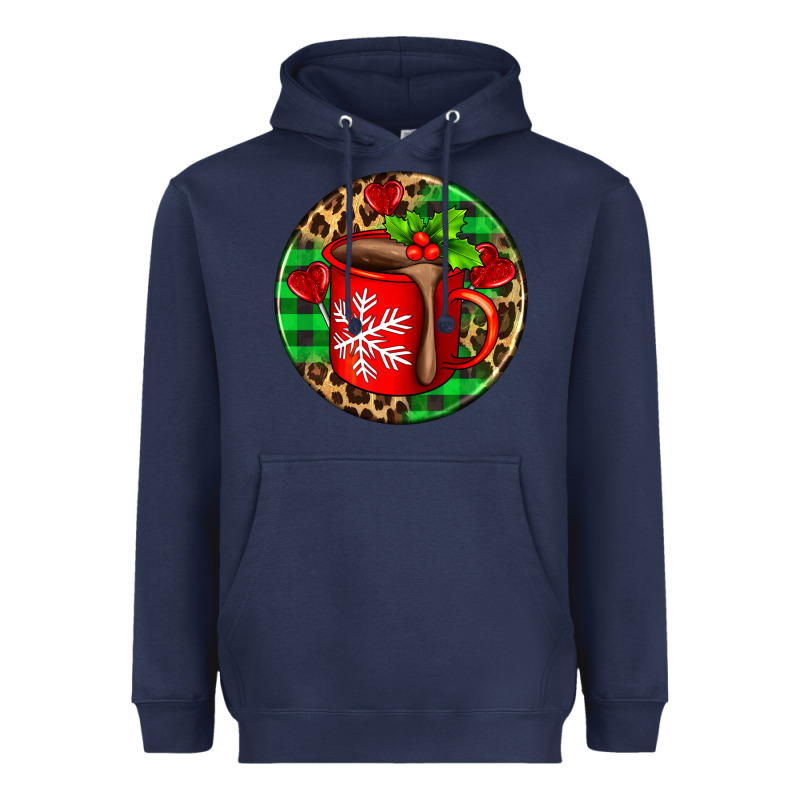 Christmas Hot Chocolate And Candies Heavyweight Hoodie by AdoDesignShop | Teevron