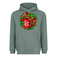 Sage christmas hot chocolate and candies Heavyweight Hoodie - AdoDesignShop